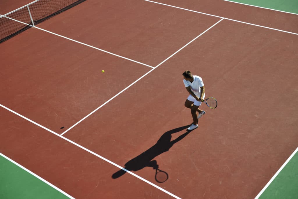 Sportarten für zwei Tennis