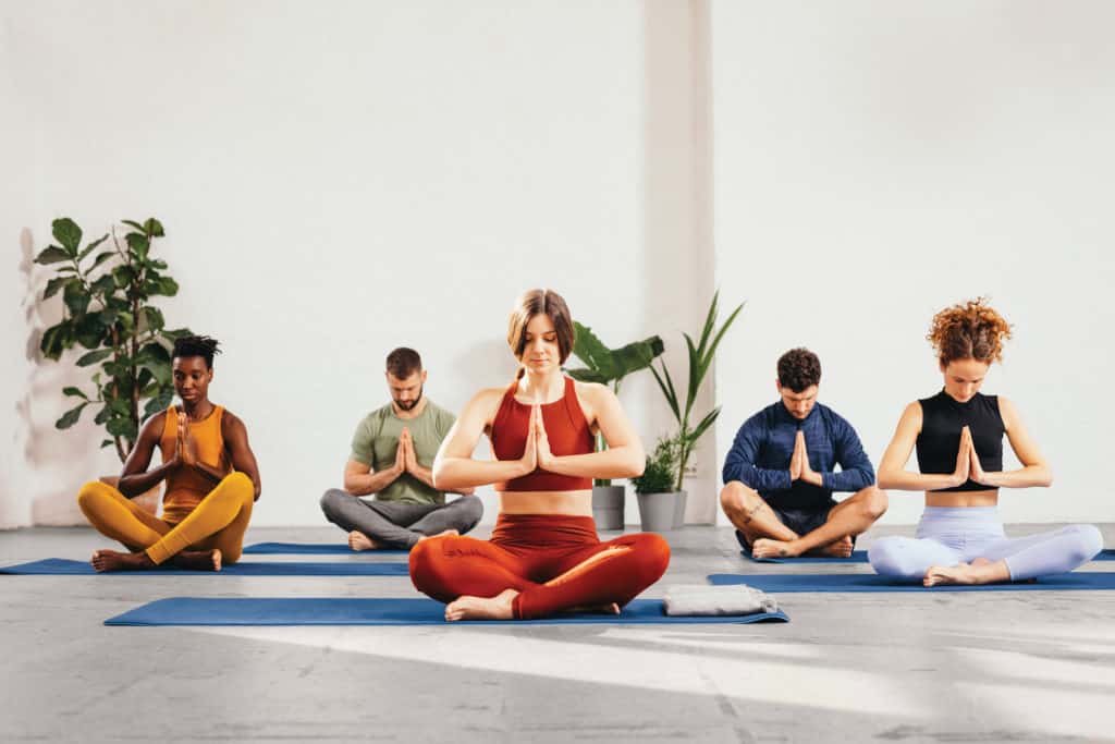 Yoga corporate fitness employer