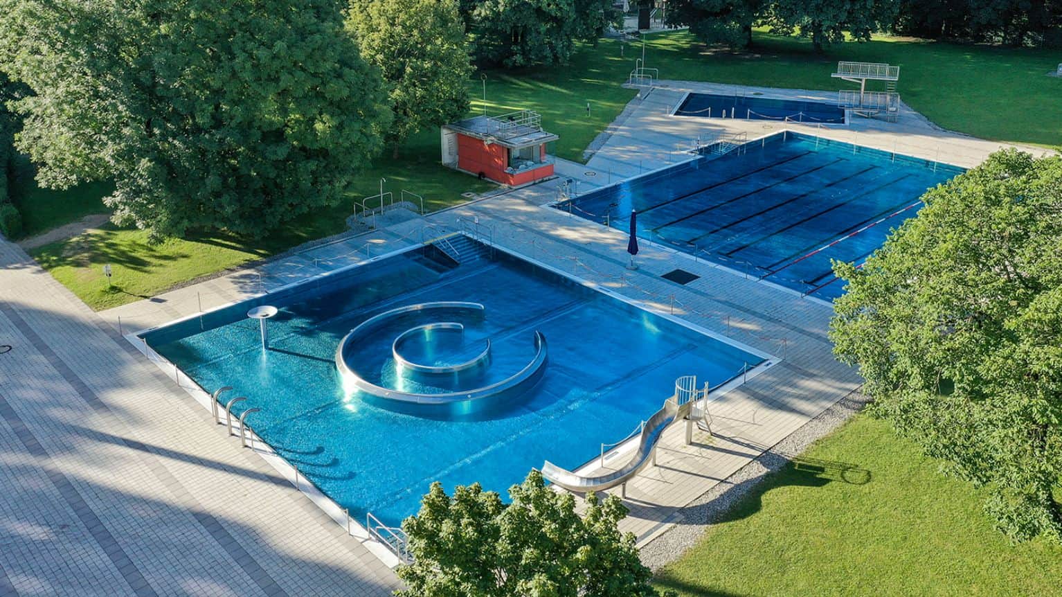 Best outdoor pool Munich: Prinzregentenbad Freibad