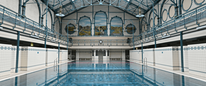 Bestes Schwimmbad Berlin: Stadtbad Charlottenburg – Alte Halle