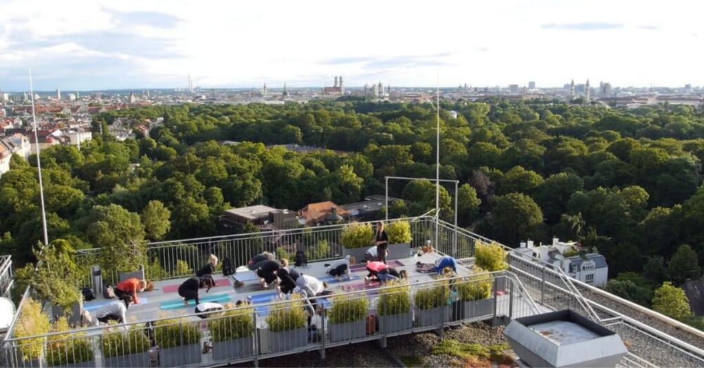 Outdoor Sport München POP UP YOGA Muc