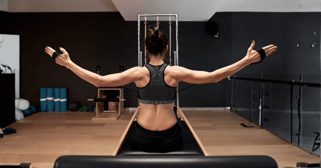 Reformer Pilates Übung
